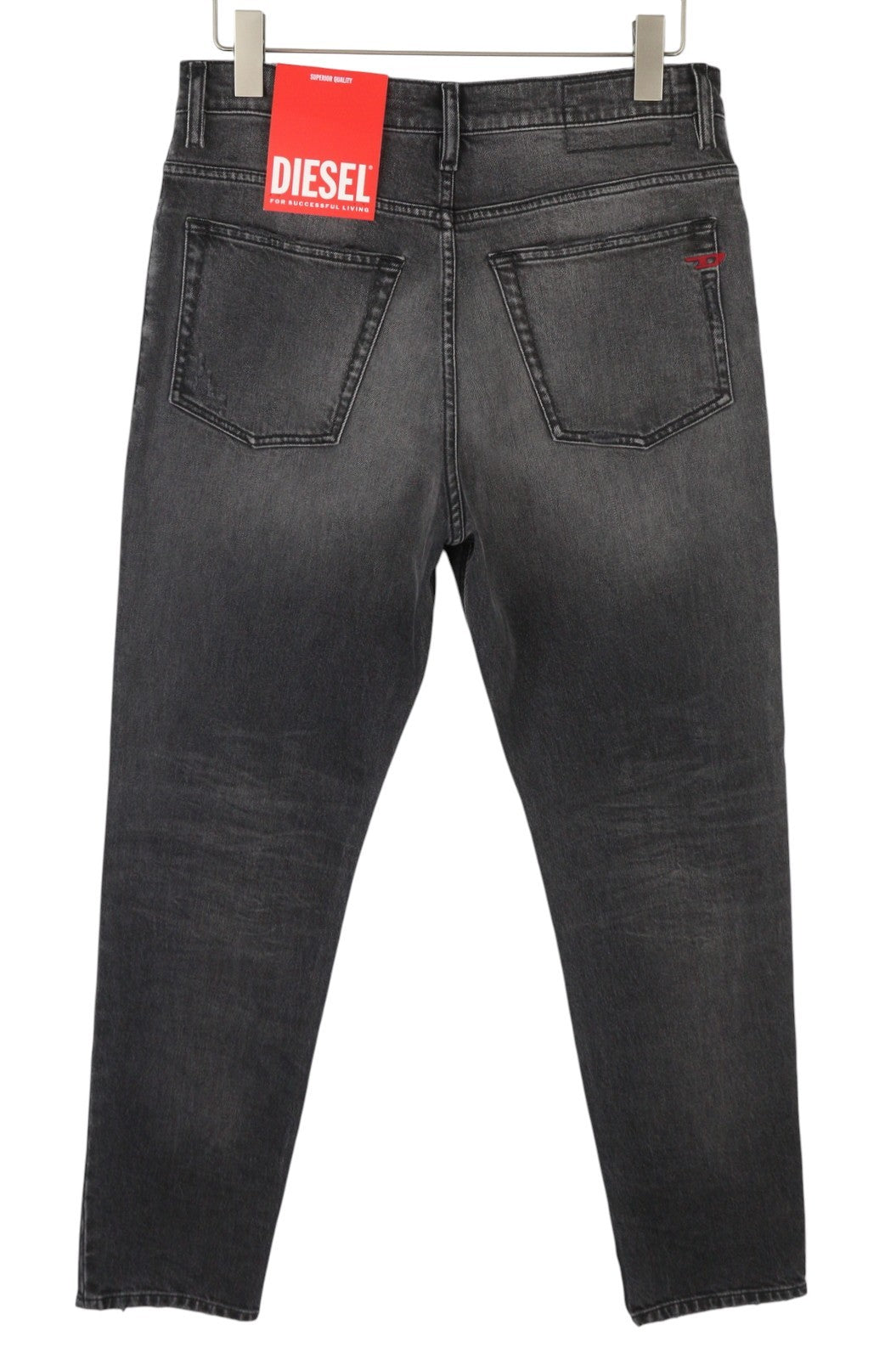 Diesel 2005 D-fining 09g19 Men Jeansblack Faded Regular Fit Tapered Leg