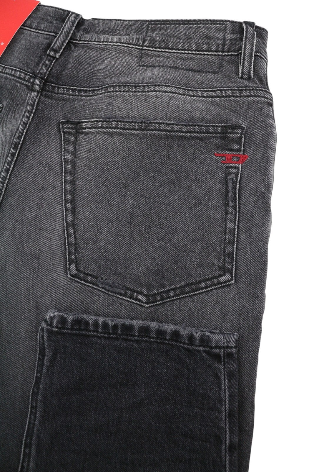 Diesel 2005 D-fining 09g19 Men Jeansblack Faded Regular Fit Tapered Leg