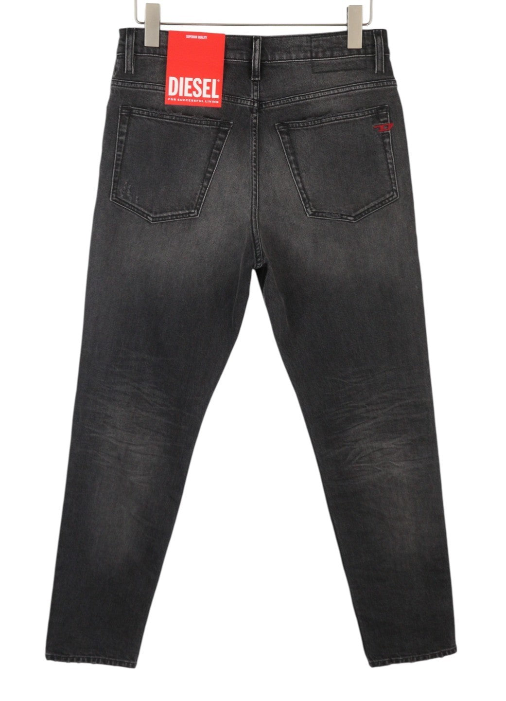 Diesel 2005 D-fining 09g19 Men Jeansblack Faded Regular Fit Tapered Leg