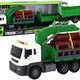 Truck With Crane Friction Drive Sounds Green Wood 1:16