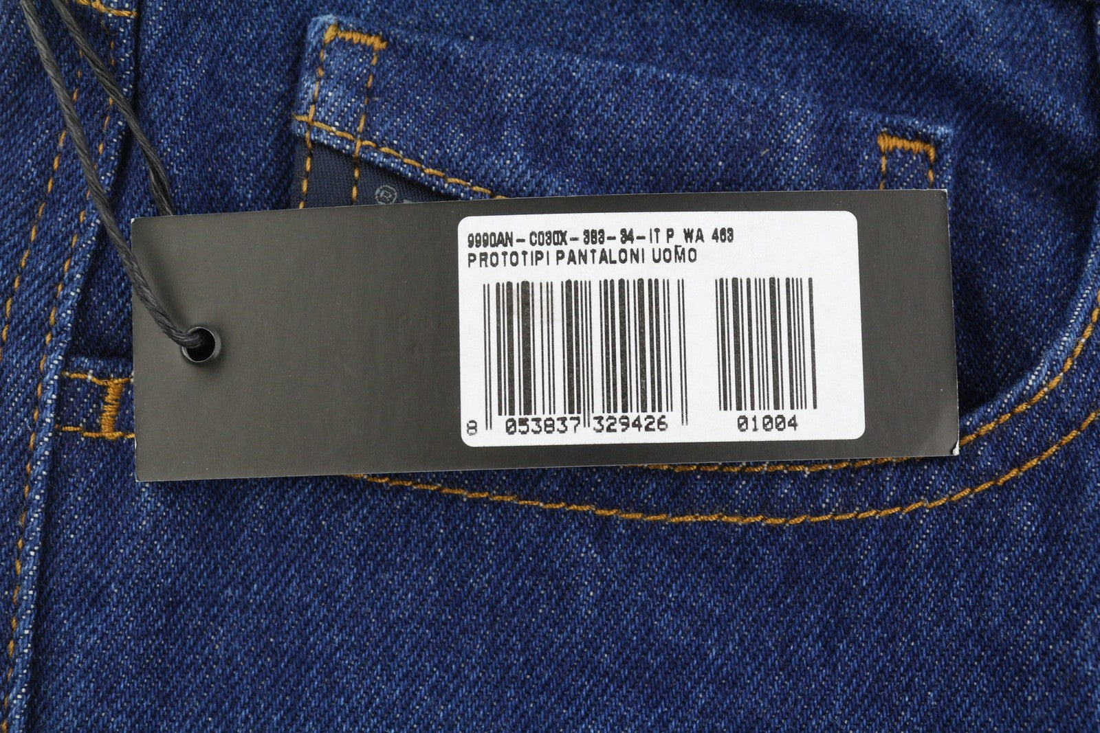 Diesel Marhky 0706q herenjeans, donkerblauw, taps toelopend denim met knoopsluiting