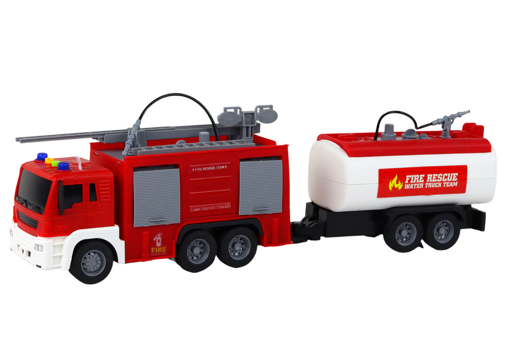 Fire Department With Trailer Fire Truck 1:16 Sounds Of Light