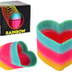 Iconic Rainbow Spring Heart Calming Gadget 6cm