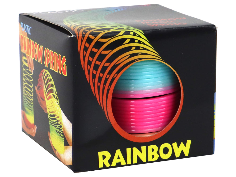 Iconic Rainbow Spring Heart Calming Gadget 6cm