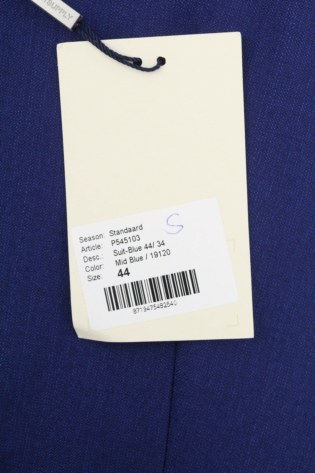 Suitsupply Ferrara Men Waistcoatblue Button-up Single Breasted Formal