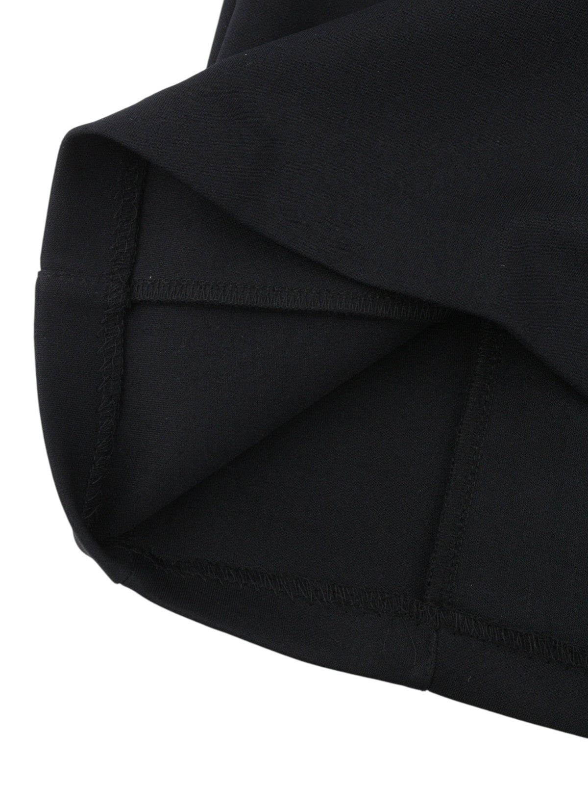 Desigual Night Abito da donna nero testurizzato velato a maniche lunghe mini