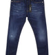 Diesel Tepphar R7na8 Fir Jeansblue Faded Distress caol Cairéad Sín