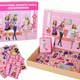 Doll Theme Educational Magnetic Puzzle Set