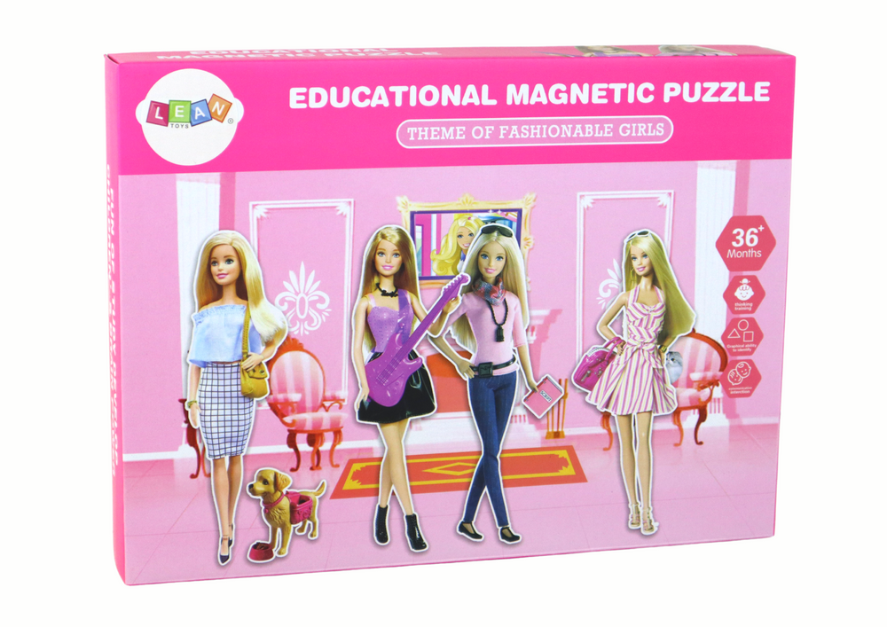 Doll Theme Educational Magnetic Puzzle Set