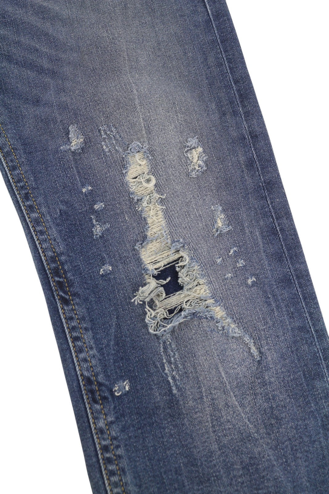 Diesel Thommer 083ac Herren Jeansblau Distress Slim Skinny Fit Stretch