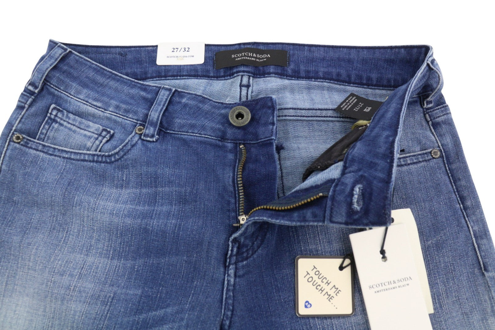 Scotch & Soda La Bohemienne Women Jeanswhiskers Faded Mid Rise Skinny