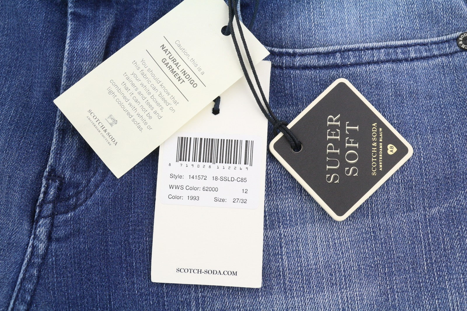 Scotch & Soda La Bohemienne Women Jeanswhiskers Faded Mid Rise Skinny