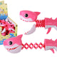 Toy Biting Fish Pink Shark Gun