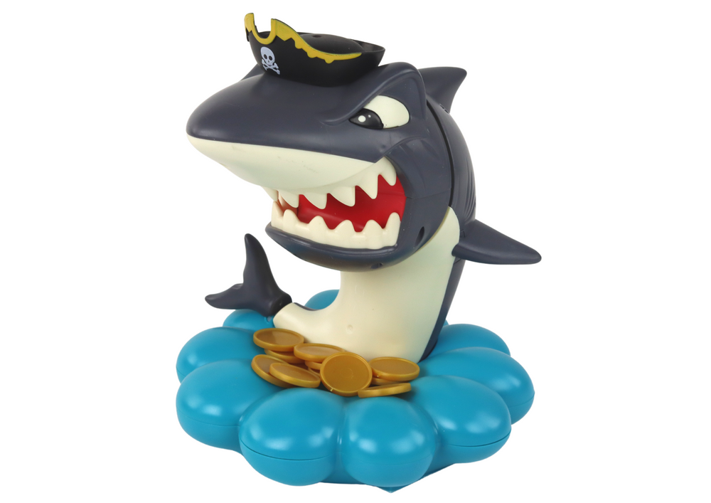 Arcade Game Shark Pirate Exploding Coins Drawing Wheel