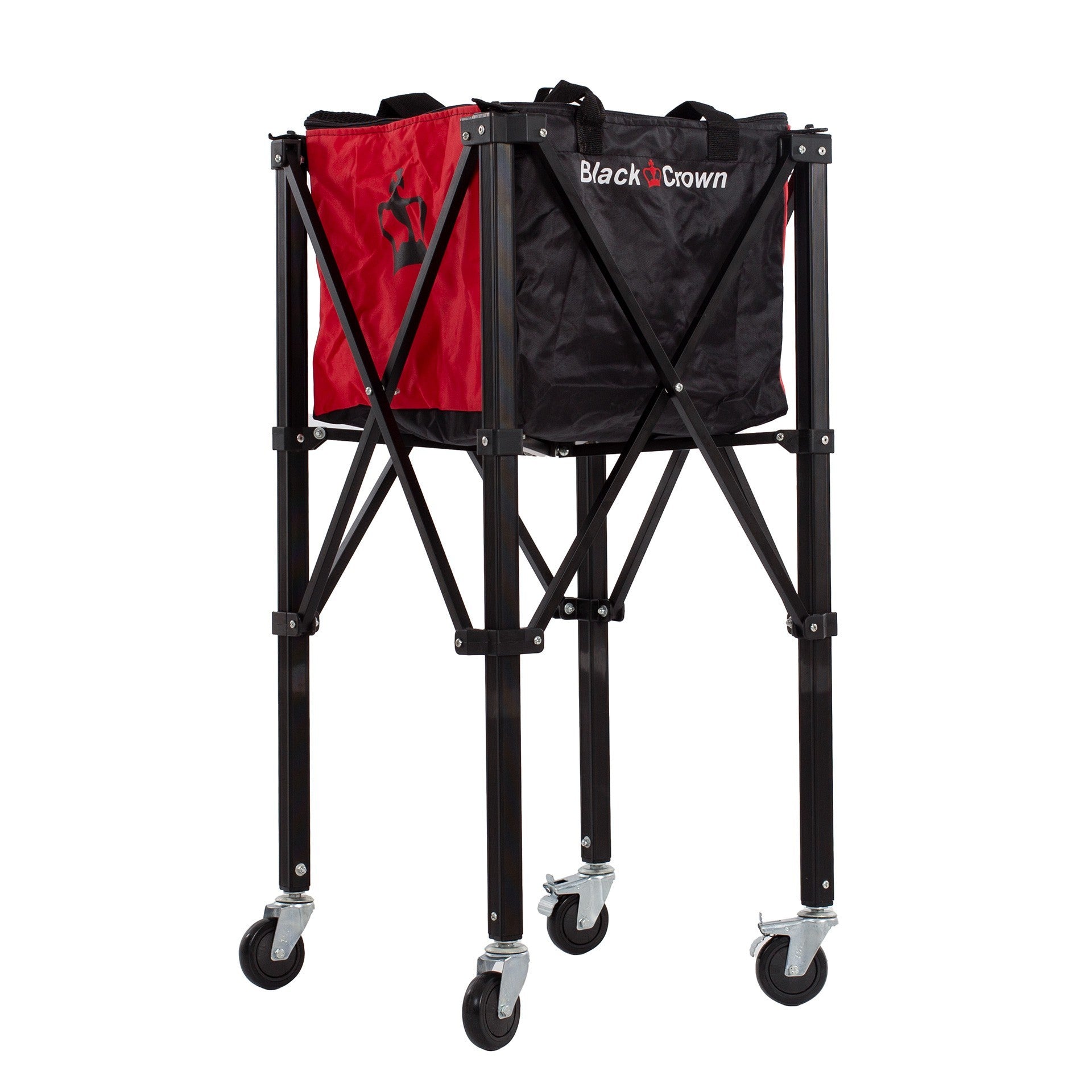 Bicolor Ball Holder Basket Black Crown