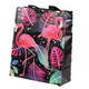 Flamingos Gift Bag Black 30.5cm X 24.5cm X 10cm