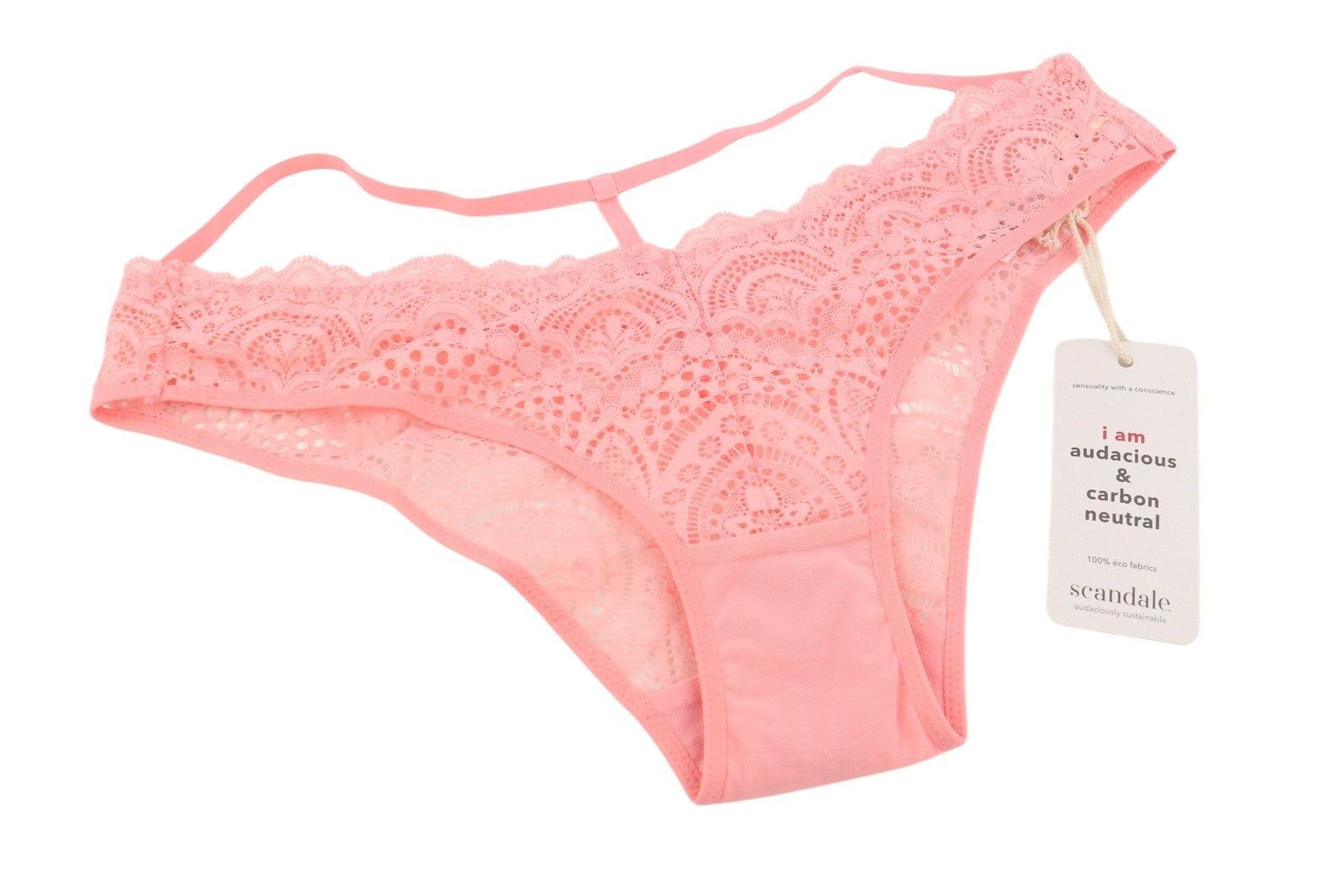 Scandale La Culotte Sublime-corail Women Pantiespink Laces Insert