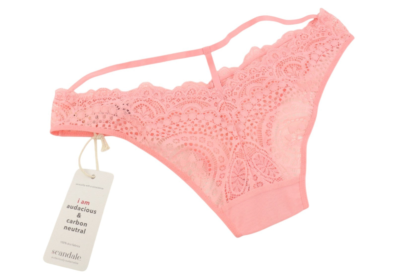 Scandale La Culotte Sublime-corail Women Pantiespink Laces Insert