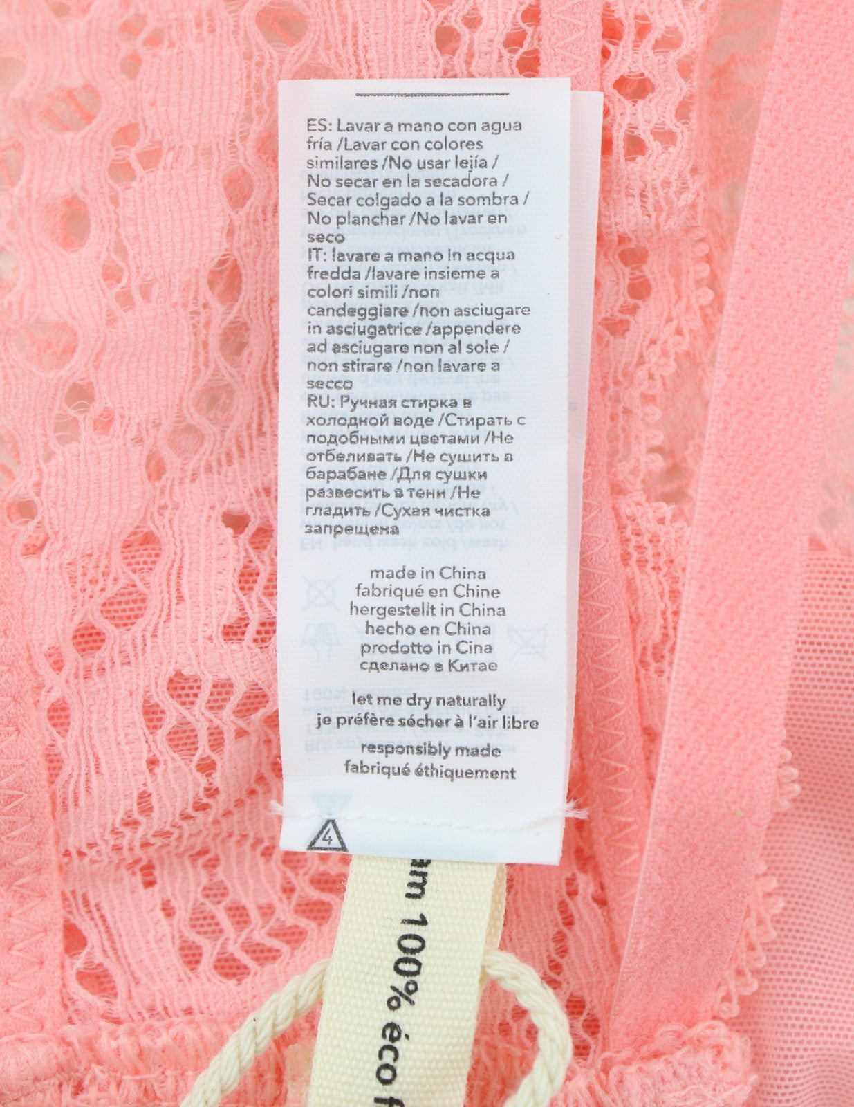 Scandale La Culotte Sublime-corail Women Pantiespink Laces Insert