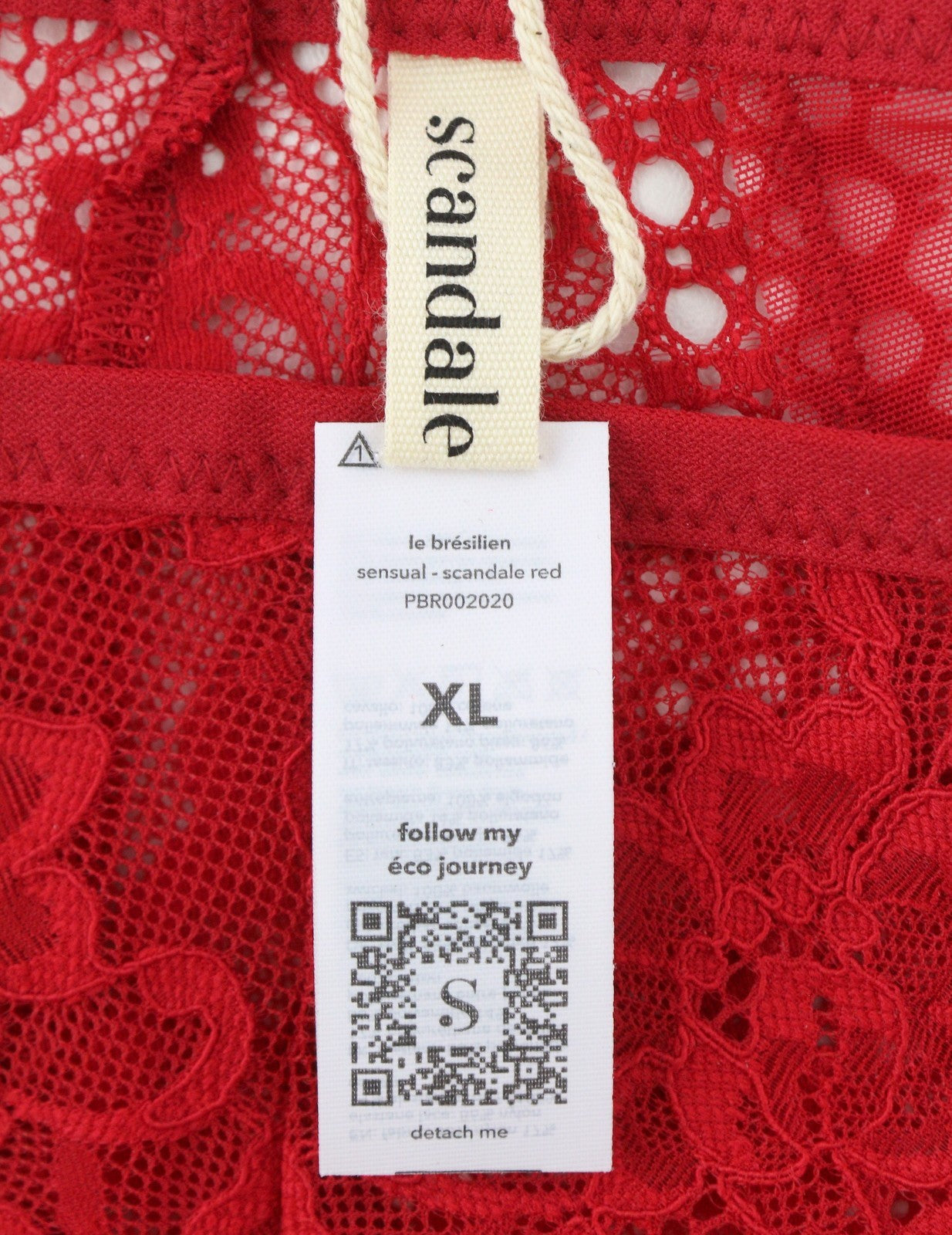 Scandale Le Bresilien Sensual-red Women Pantiesbrazilian Laces Insert