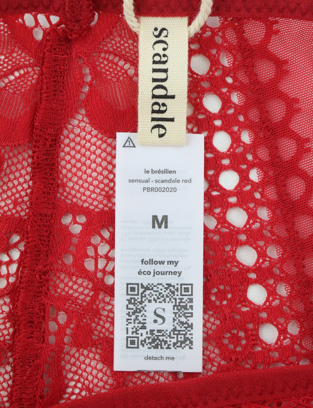 Scandale Le Bresilien Sensual-red Women Pantiesbrazilian Laces Insert 3-pack