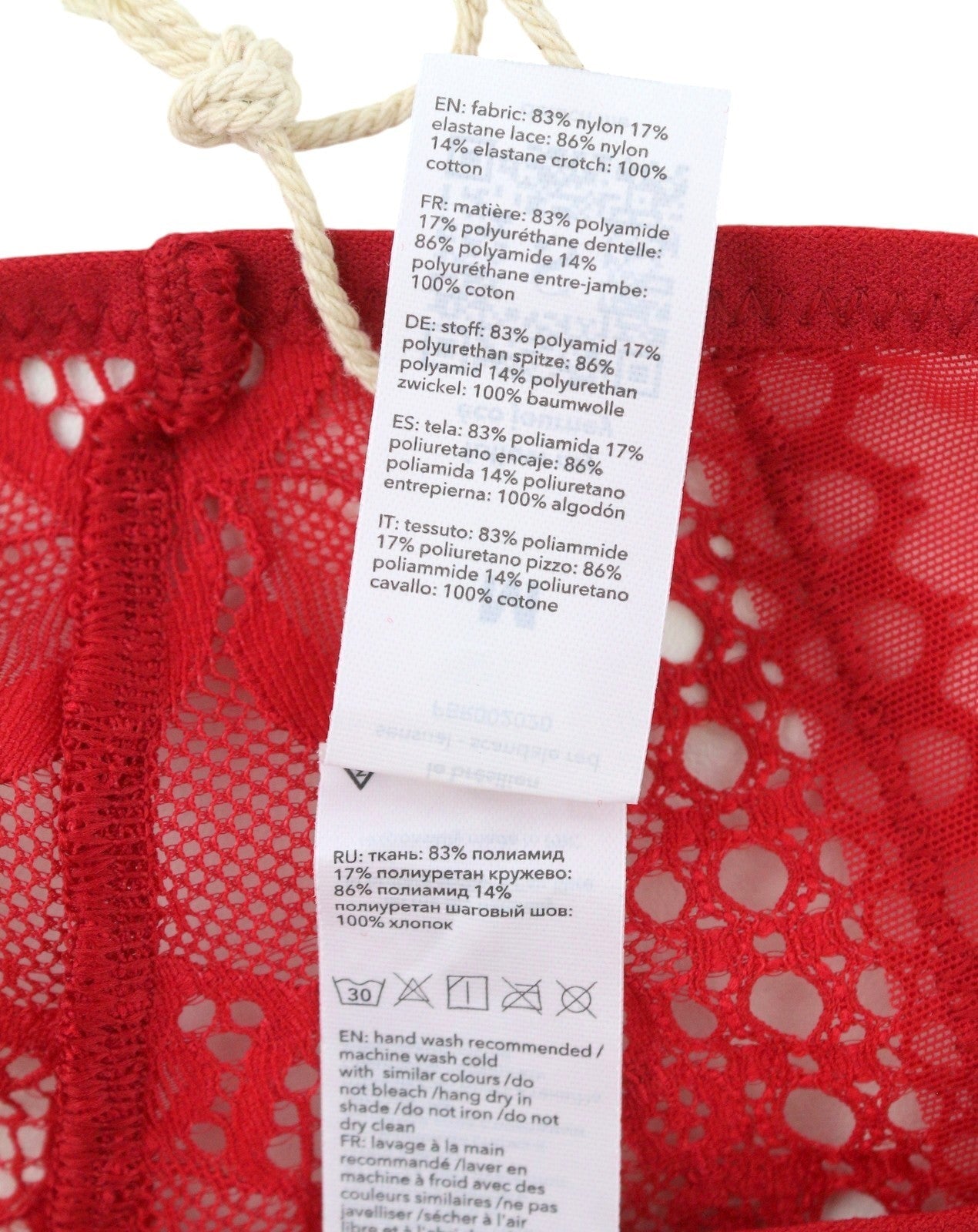 Scandale Le Bresilien Sensual-red Women Pantiesbrazilian Laces Insert 3-pack