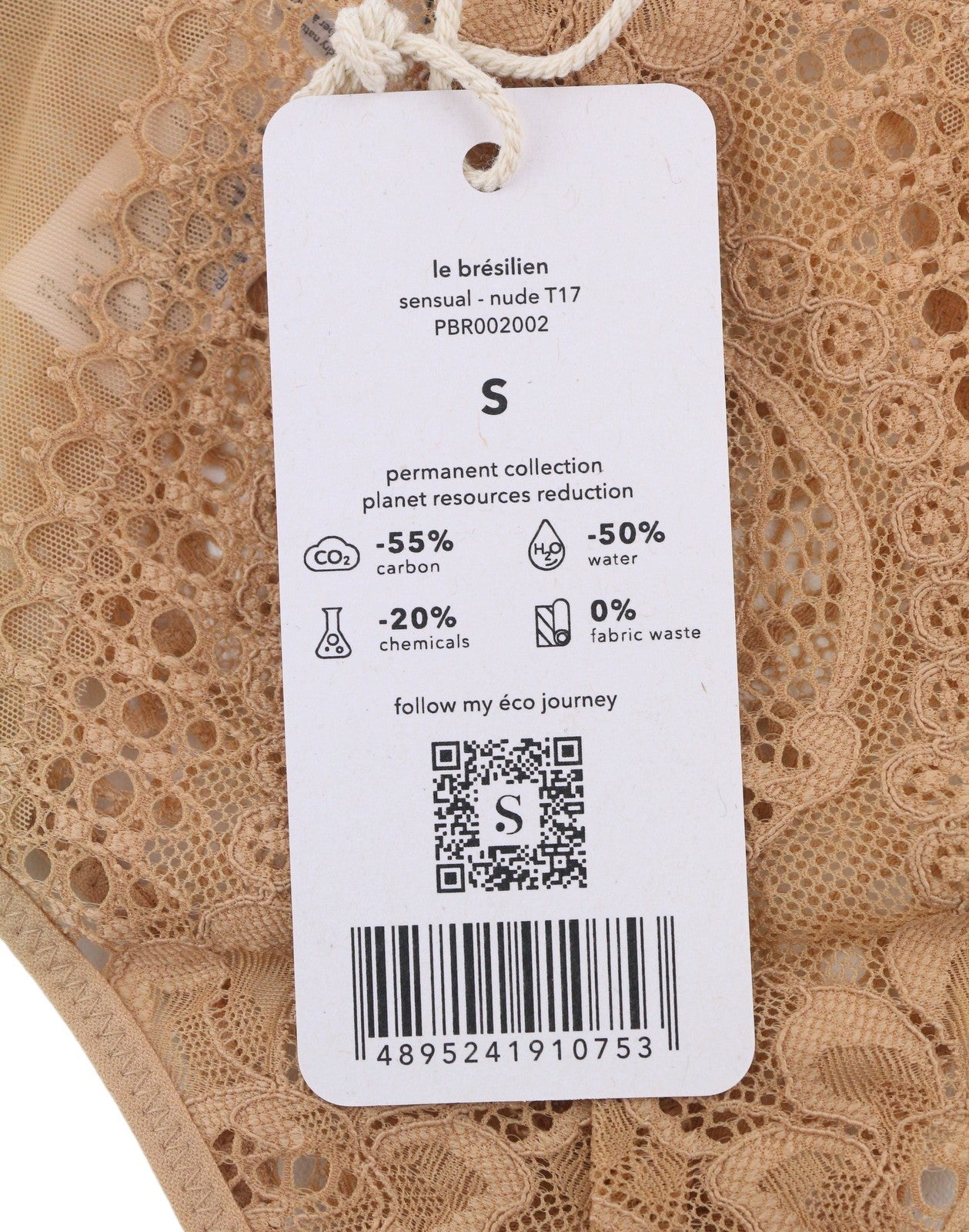 Scandale Le Bresilien Sensual-nude T17 Culotte Femme Lacets Brésiliens Insert