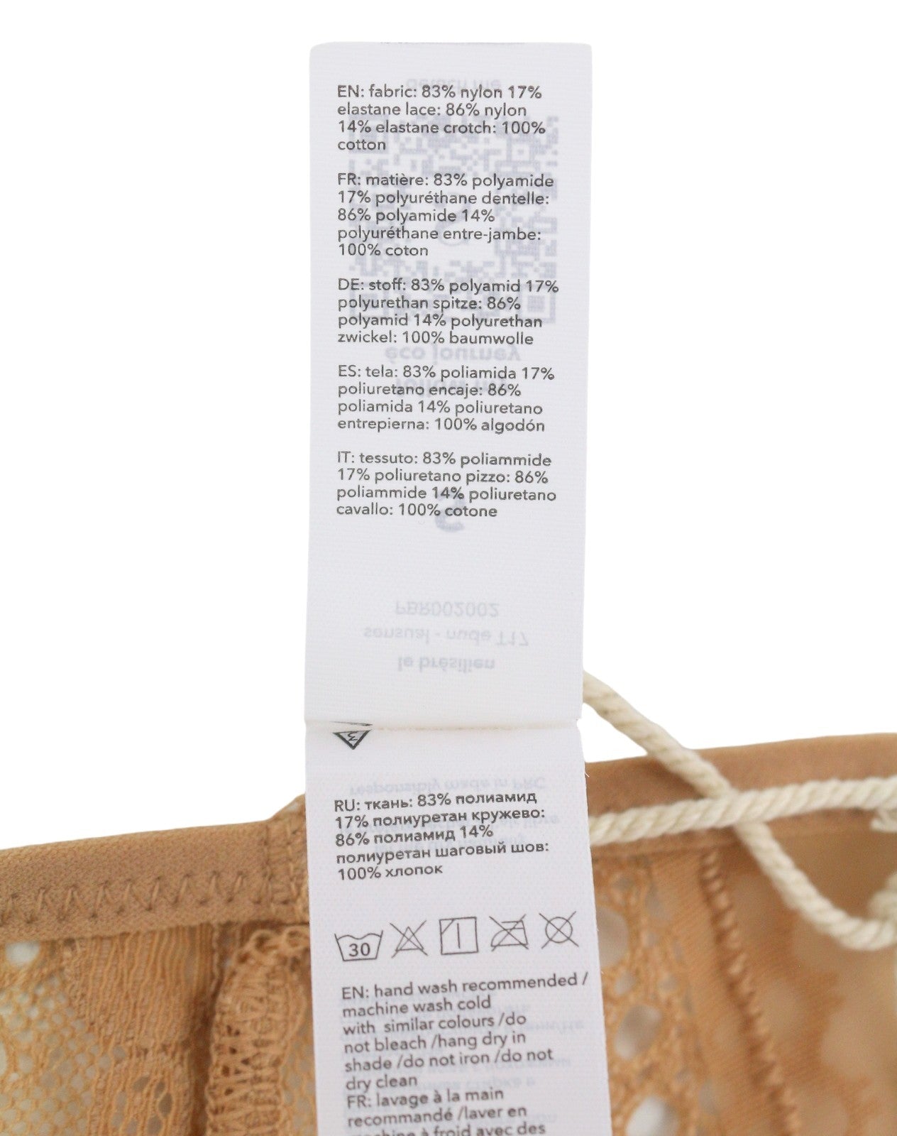 Scandale Le Bresilien Sensual-nude T17 Culotte Femme Lacets Brésiliens Insert