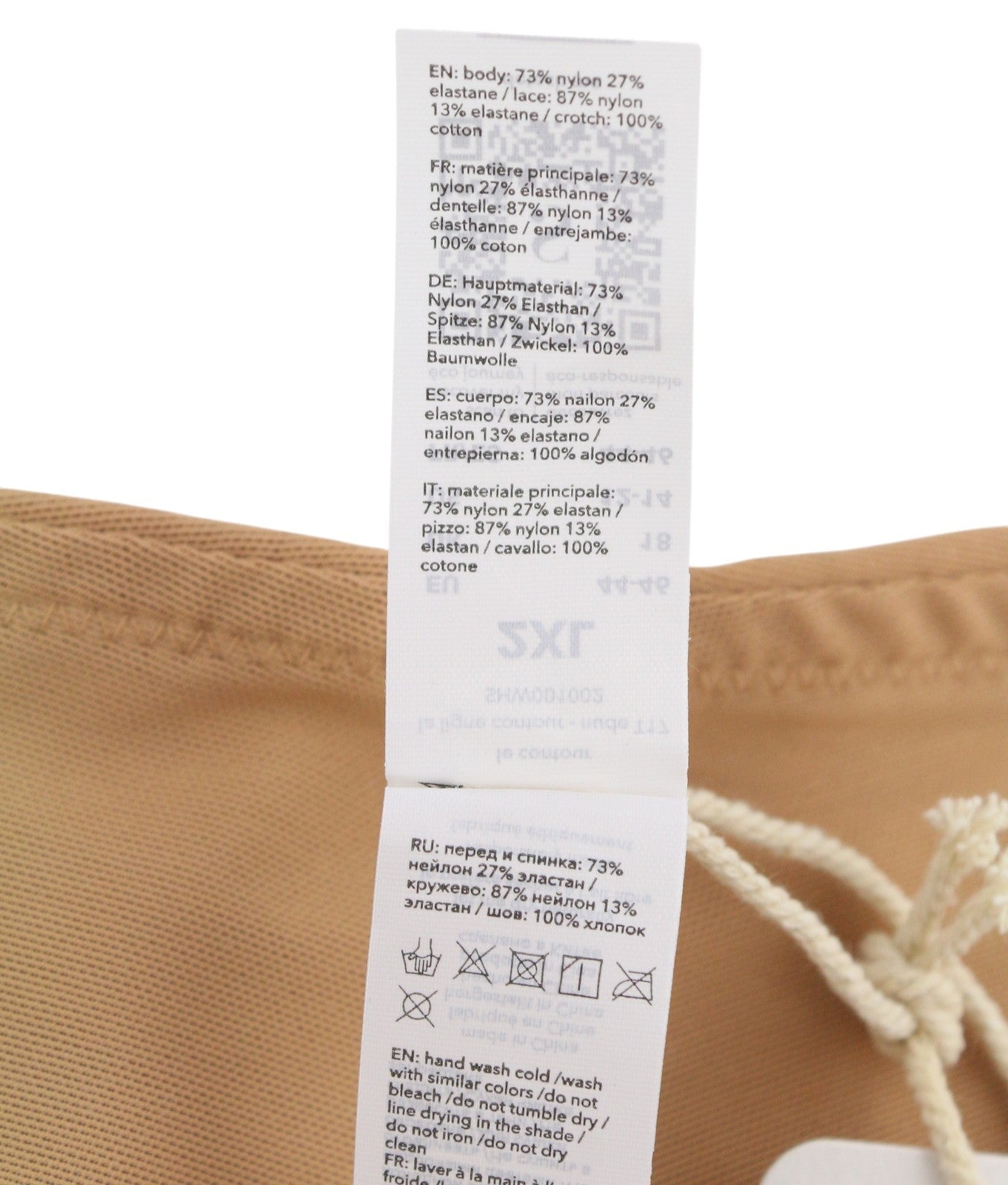 Scandale La Ligne Contour-nude T17 Women Panties 2xl Firming Panel Lace Trimmed