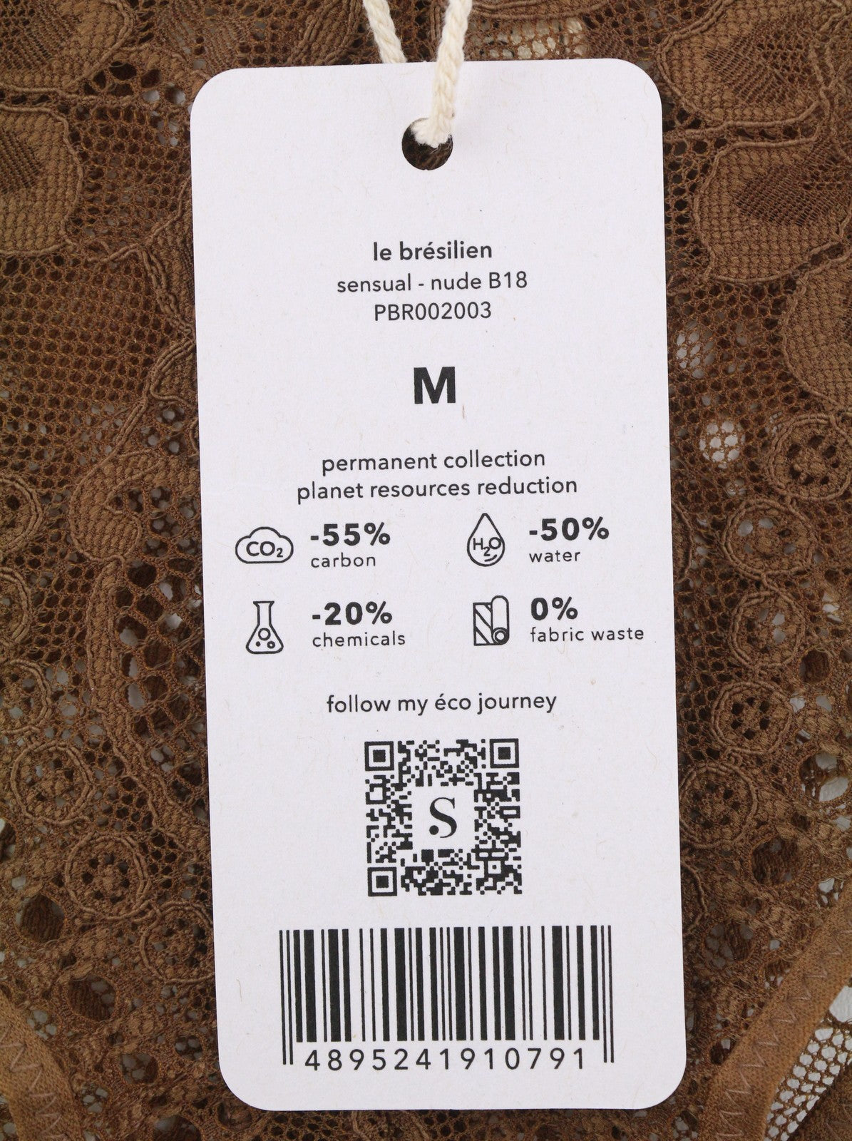 Scandale Le Bresilien Sensual-nude B18 Women Pantiesbrown Laces 3-pack