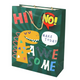 Green Dinosaur Paper Gift Bag 41.5cm X 30cm X 12cm