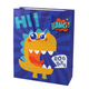 Blue Dinosaur Paper Gift Bag 41.5cm X 30cm X 12cm