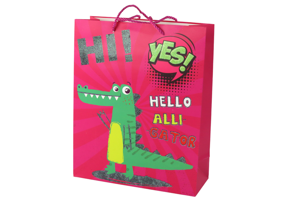 Pink Paper Gift Bag 41.5cm X 30cm X 12cm