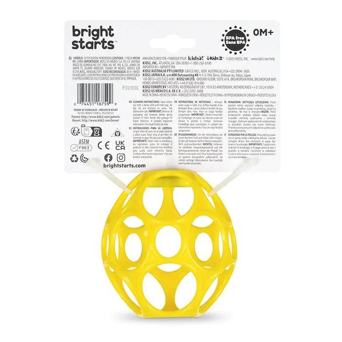 Hračka Oball Hold My Own Teether – Ananas