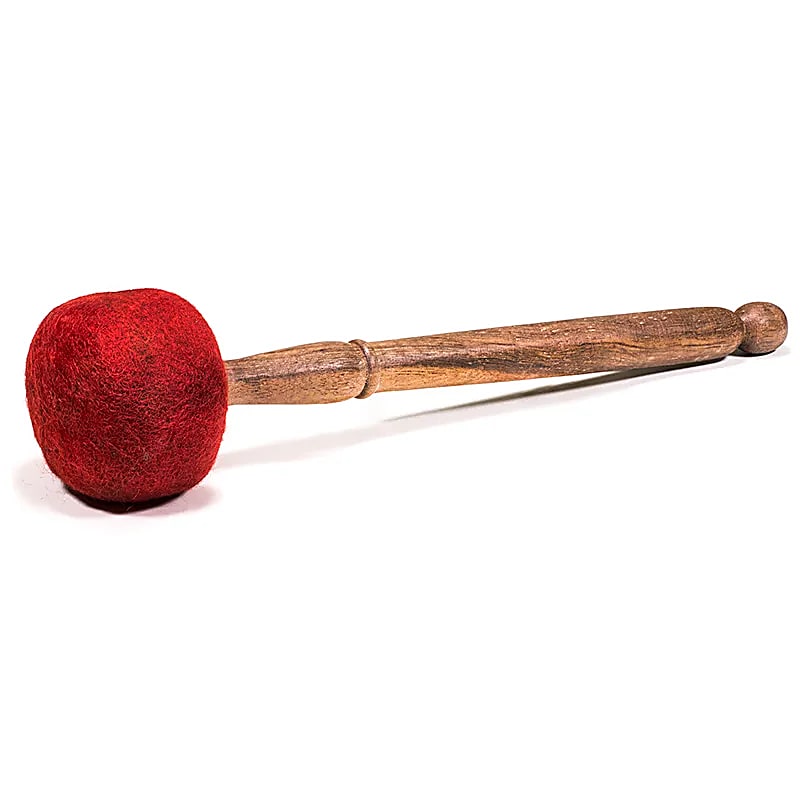Singing Bowl Felt Stick With Wooden Handle L - ±230 G; ±33x8.5 Cm