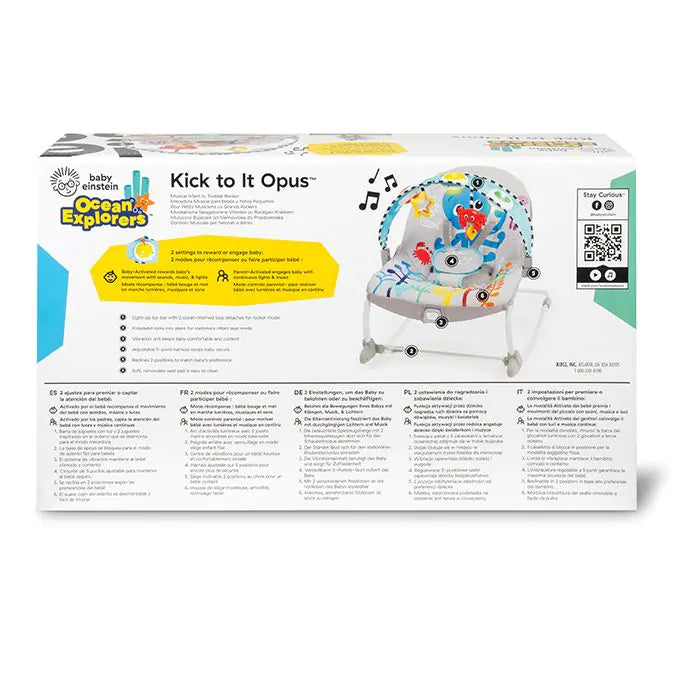 Baby Einstein Kick To It Opus Infant to Toddler Rocker
