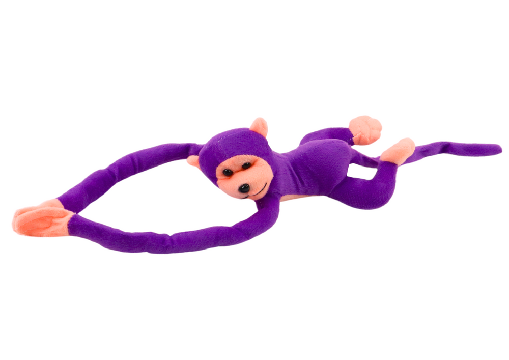 Plush Monkey Mascot With Sound Purple 60 Cm