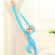 Plush Monkey Mascot With Sound Blue 80 Cm