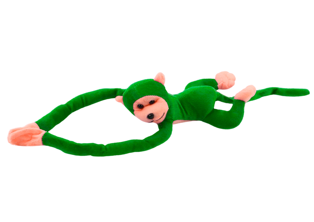 Plush Monkey Mascot With Sound Green 80 Cm