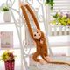 Mascot Plush Monkey With Baby Light Brown 90 Cm