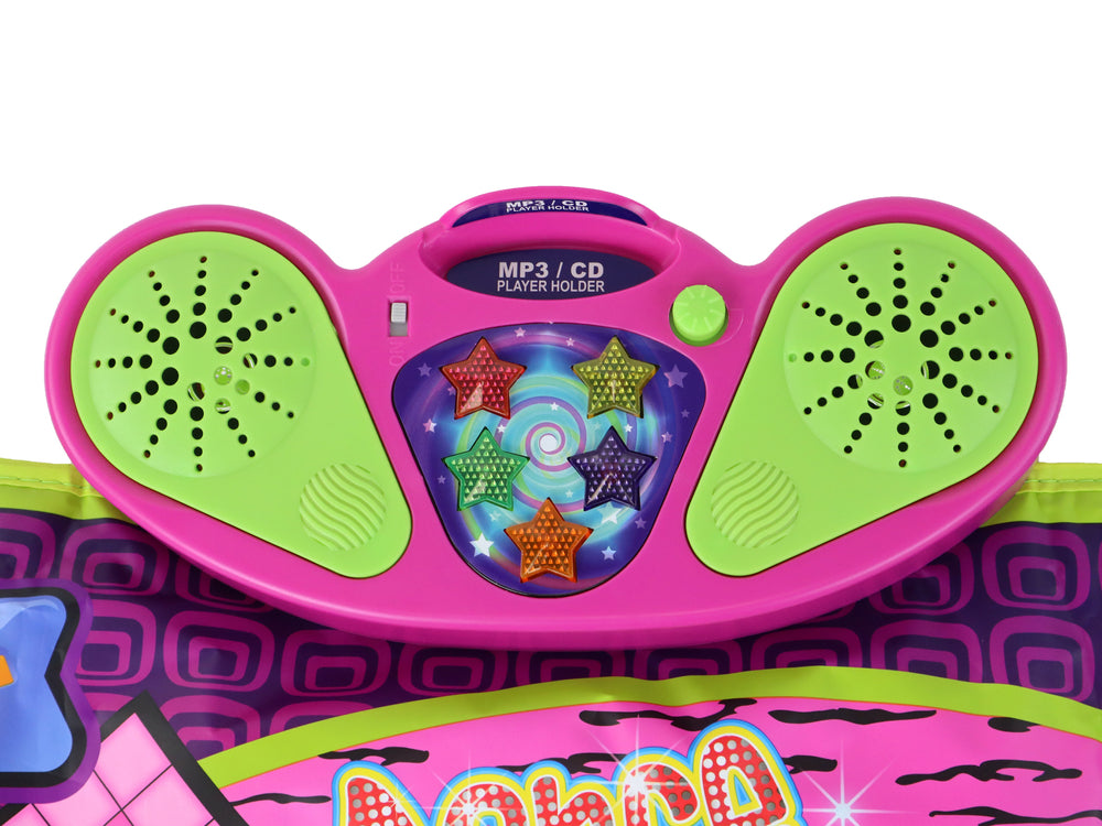 Children's Dance Mat Battery Operated Lights Sounds For Dance 91cm X 93cm