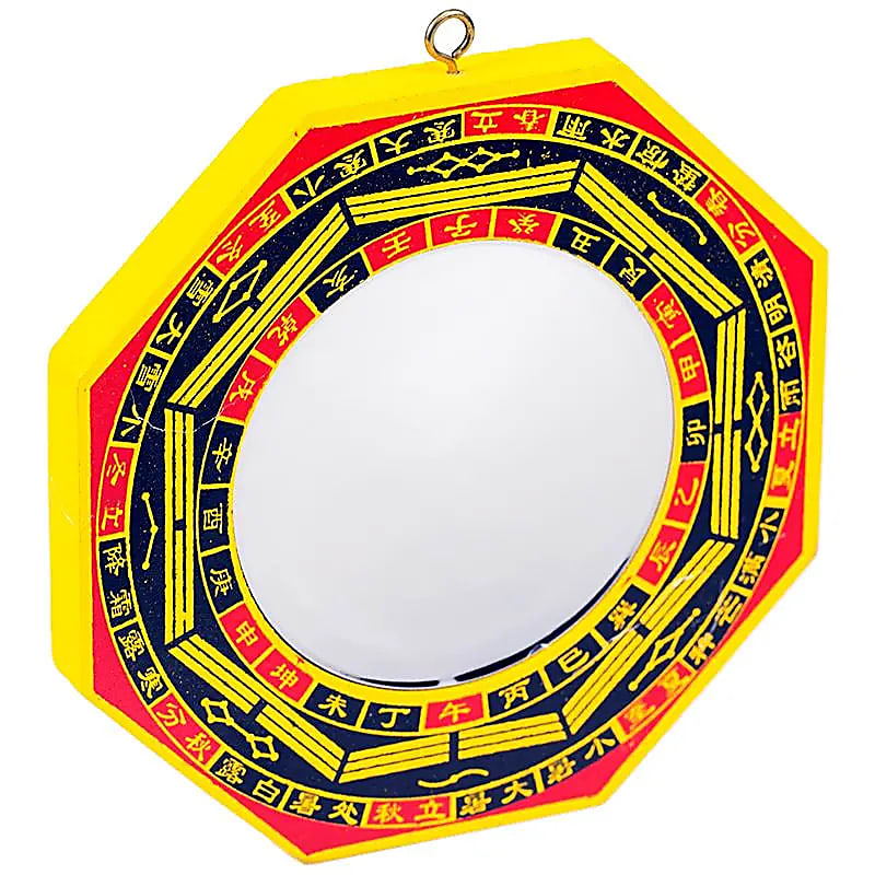 Bagua Espelho Côncavo --conjunto de 3 peças - 13x13 cm