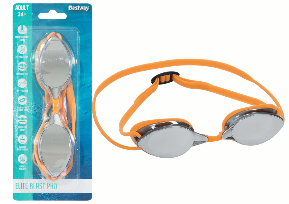 Gafas de Natación Bestway 21066 Black Mirror