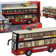 Double Decker City Bus Lights Sounds Red 1:16