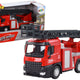 Red Fire Truck With Extendable Ladder Boom