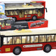 Battery Powered Bus Lights Sounds Red City 1:16