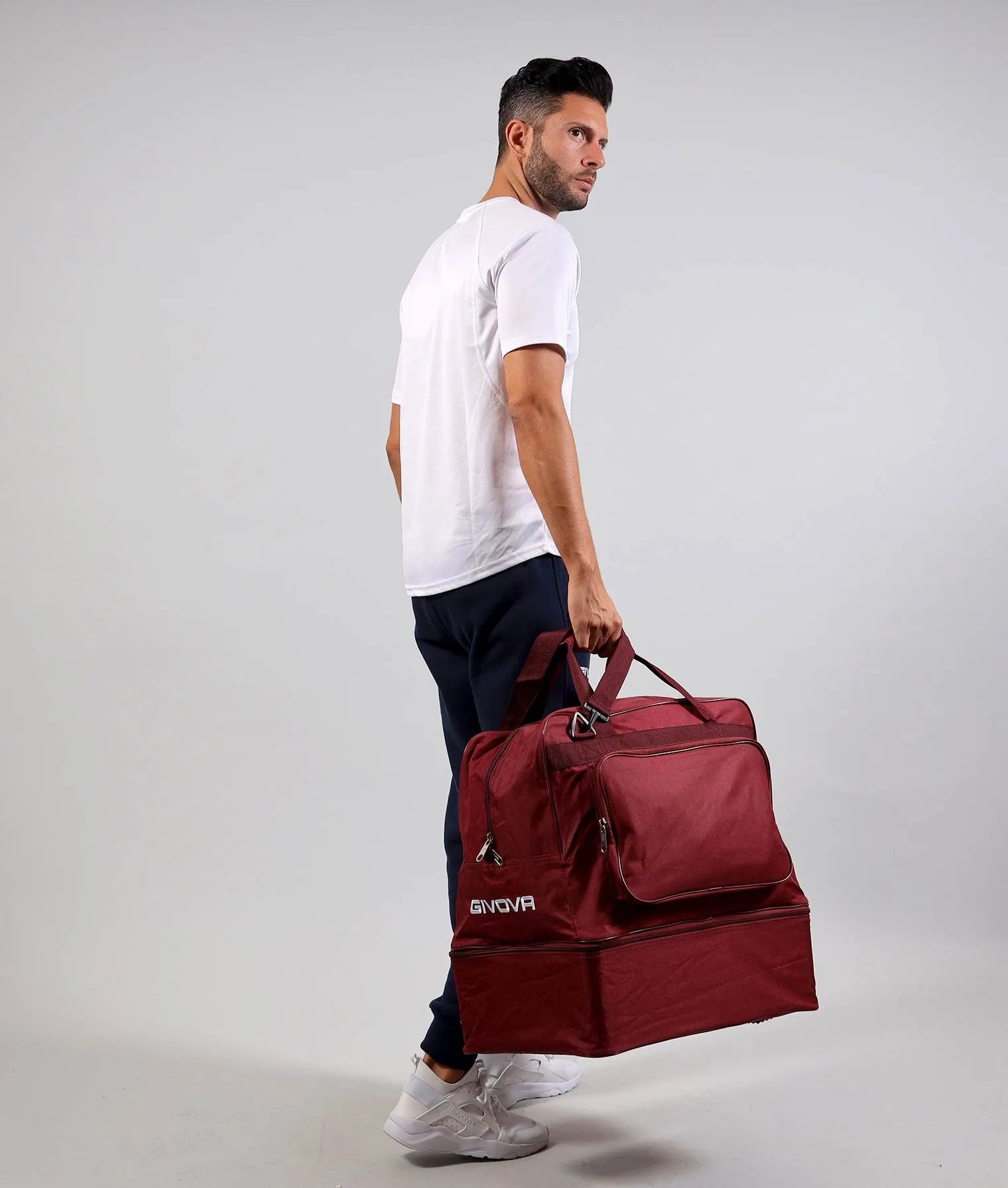 Bolsa esportiva givova revolução grande bordô