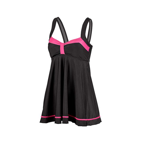 Beco Tankini Top | C-cup | Pink/black