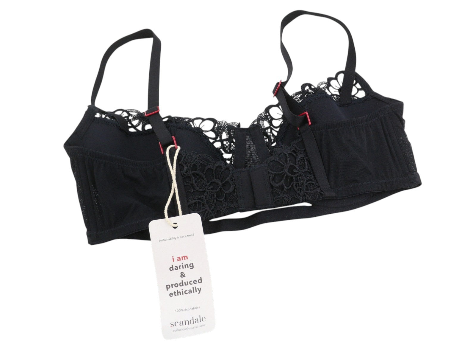 Scandale Le Balconet 1/2 Spacer Sublime-black Women Brablack Guipure Laces