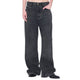 Eytys Echo Sulphur Ultra Baggy Fit Women Jeansblack Faded Rrp370